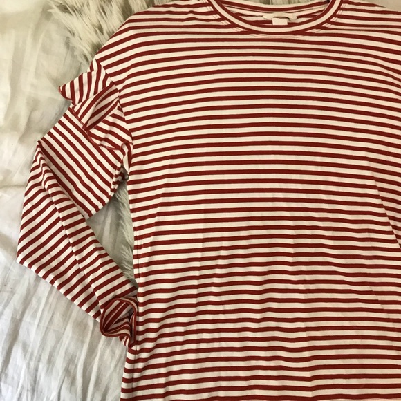 h and m long t shirt